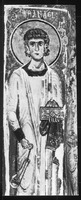 Св. Афанасий Пентасхинитис. Роспись ц. Панагии Амасгу на Кипре. 1105 – 1106 гг.