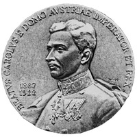 Медаль в честь беатификации имп. Карла I. 2004 г.