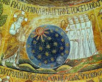 Сотворение светил. Мозаика собора Сан-Марко в Венеции. XIII в.