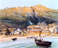 Берег Мореи. Гравюра. 1840 г. (РГБ)