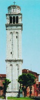 Церковь Cан-Пьетро ди Кастелло с колокольней. Архит. М. Кодусси. Фотография. Кон. ХХ в.