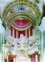 Францисканский костел в с. Гольшаны. 1618 г. Роспись главного алтаря. XVII в.