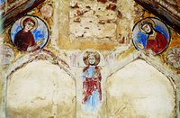 Деисус. Роспись церкви мон-ря св. Макария Великого в Вади-эн-Натрун. XI - XII вв.