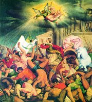 «Вмц. Екатерина и мученики Александрии». 1545 г. Худож. Я. Бассано (Городской музей, Бассана-дель-Граппа)