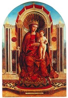 Мадонна с Младенцем на троне. Худож. Джентиле Беллини. 1480–1485 гг. (Национальная галерея. Лондон)