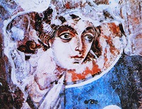 Архангел. Роспись ц. св. Георгия в Софии. 1-я пол. XI в. Фрагмент