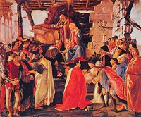 «Поклонение волхвов». Ок. 1476–1477 гг. (Галерея Уффици. Флоренция)