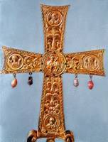 Крест Юстина II. 565-578 гг. (Сокровищница собора св. Петра. Ватикан)