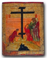 Утверждение Креста. Икона. Ок. 1497 г. (ЦМиАР)