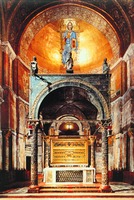 Киворий над главным алтарем базилики Сан-Марко. Нач. XIII в. Фотография. Кон. ХХ в.