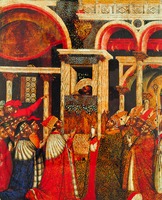 Обретение мощей ап. Марка. Фрагмент Пала Фериале. 1345 г. Худож. П. Венециано (Музей собора Сан-Марко)